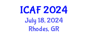 International Conference on Accounting and Finance (ICAF) July 18, 2024 - Rhodes, Greece