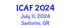 International Conference on Accounting and Finance (ICAF) July 11, 2024 - Santorini, Greece