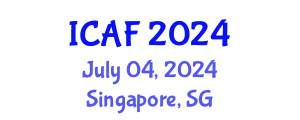 International Conference on Accounting and Finance (ICAF) July 04, 2024 - Singapore, Singapore