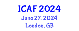 International Conference on Accounting and Finance (ICAF) June 27, 2024 - London, United Kingdom