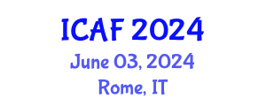 International Conference on Accounting and Finance (ICAF) June 03, 2024 - Rome, Italy
