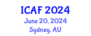International Conference on Accounting and Finance (ICAF) June 20, 2024 - Sydney, Australia