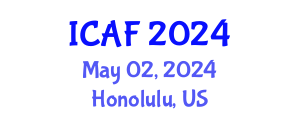 International Conference on Accounting and Finance (ICAF) May 02, 2024 - Honolulu, United States