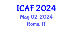International Conference on Accounting and Finance (ICAF) May 02, 2024 - Rome, Italy