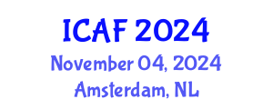 International Conference on Accounting and Finance (ICAF) November 04, 2024 - Amsterdam, Netherlands