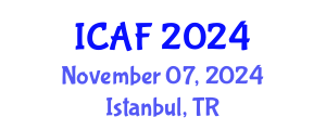 International Conference on Accounting and Finance (ICAF) November 07, 2024 - Istanbul, Turkey