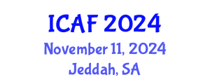 International Conference on Accounting and Finance (ICAF) November 11, 2024 - Jeddah, Saudi Arabia