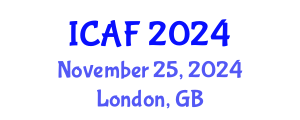 International Conference on Accounting and Finance (ICAF) November 25, 2024 - London, United Kingdom