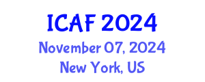 International Conference on Accounting and Finance (ICAF) November 07, 2024 - New York, United States