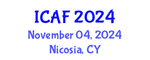 International Conference on Accounting and Finance (ICAF) November 04, 2024 - Nicosia, Cyprus