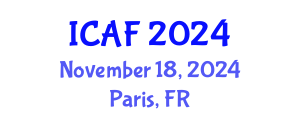 International Conference on Accounting and Finance (ICAF) November 18, 2024 - Paris, France