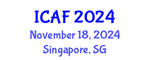 International Conference on Accounting and Finance (ICAF) November 18, 2024 - Singapore, Singapore
