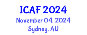 International Conference on Accounting and Finance (ICAF) November 04, 2024 - Sydney, Australia