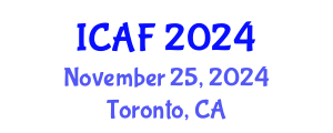 International Conference on Accounting and Finance (ICAF) November 25, 2024 - Toronto, Canada