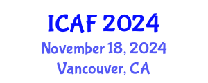 International Conference on Accounting and Finance (ICAF) November 18, 2024 - Vancouver, Canada