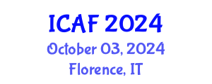 International Conference on Accounting and Finance (ICAF) October 03, 2024 - Florence, Italy