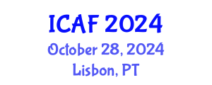International Conference on Accounting and Finance (ICAF) October 28, 2024 - Lisbon, Portugal