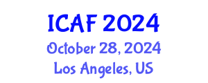 International Conference on Accounting and Finance (ICAF) October 28, 2024 - Los Angeles, United States