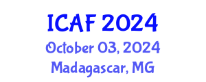 International Conference on Accounting and Finance (ICAF) October 03, 2024 - Madagascar, Madagascar
