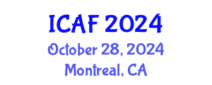 International Conference on Accounting and Finance (ICAF) October 28, 2024 - Montreal, Canada