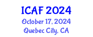 International Conference on Accounting and Finance (ICAF) October 17, 2024 - Quebec City, Canada