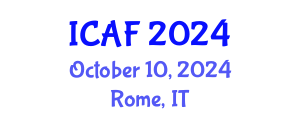International Conference on Accounting and Finance (ICAF) October 10, 2024 - Rome, Italy