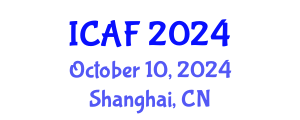 International Conference on Accounting and Finance (ICAF) October 10, 2024 - Shanghai, China
