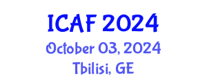 International Conference on Accounting and Finance (ICAF) October 03, 2024 - Tbilisi, Georgia