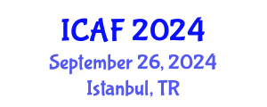 International Conference on Accounting and Finance (ICAF) September 26, 2024 - Istanbul, Turkey
