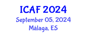 International Conference on Accounting and Finance (ICAF) September 05, 2024 - Málaga, Spain
