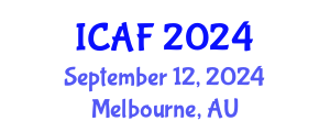 International Conference on Accounting and Finance (ICAF) September 12, 2024 - Melbourne, Australia