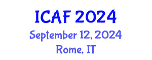 International Conference on Accounting and Finance (ICAF) September 12, 2024 - Rome, Italy