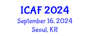 International Conference on Accounting and Finance (ICAF) September 16, 2024 - Seoul, Republic of Korea