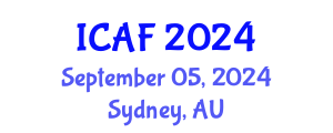 International Conference on Accounting and Finance (ICAF) September 05, 2024 - Sydney, Australia
