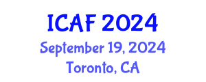 International Conference on Accounting and Finance (ICAF) September 19, 2024 - Toronto, Canada