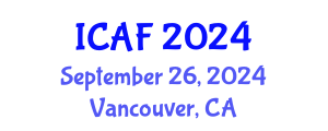 International Conference on Accounting and Finance (ICAF) September 26, 2024 - Vancouver, Canada