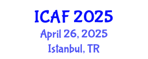 International Conference on Accounting and Finance (ICAF) April 26, 2025 - Istanbul, Turkey