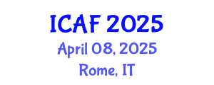 International Conference on Accounting and Finance (ICAF) April 08, 2025 - Rome, Italy