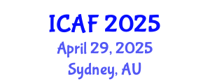 International Conference on Accounting and Finance (ICAF) April 29, 2025 - Sydney, Australia