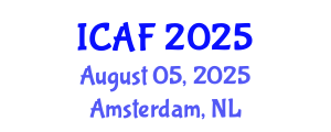 International Conference on Accounting and Finance (ICAF) August 05, 2025 - Amsterdam, Netherlands