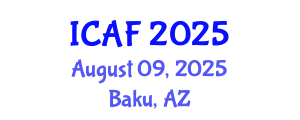 International Conference on Accounting and Finance (ICAF) August 09, 2025 - Baku, Azerbaijan