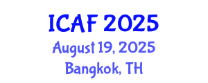 International Conference on Accounting and Finance (ICAF) August 19, 2025 - Bangkok, Thailand
