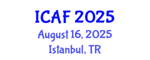 International Conference on Accounting and Finance (ICAF) August 16, 2025 - Istanbul, Turkey