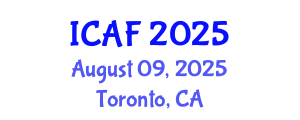 International Conference on Accounting and Finance (ICAF) August 09, 2025 - Toronto, Canada