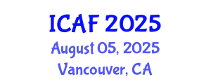 International Conference on Accounting and Finance (ICAF) August 05, 2025 - Vancouver, Canada