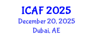 International Conference on Accounting and Finance (ICAF) December 20, 2025 - Dubai, United Arab Emirates