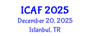 International Conference on Accounting and Finance (ICAF) December 20, 2025 - Istanbul, Turkey