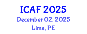 International Conference on Accounting and Finance (ICAF) December 02, 2025 - Lima, Peru