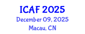 International Conference on Accounting and Finance (ICAF) December 09, 2025 - Macau, China