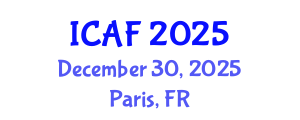 International Conference on Accounting and Finance (ICAF) December 30, 2025 - Paris, France